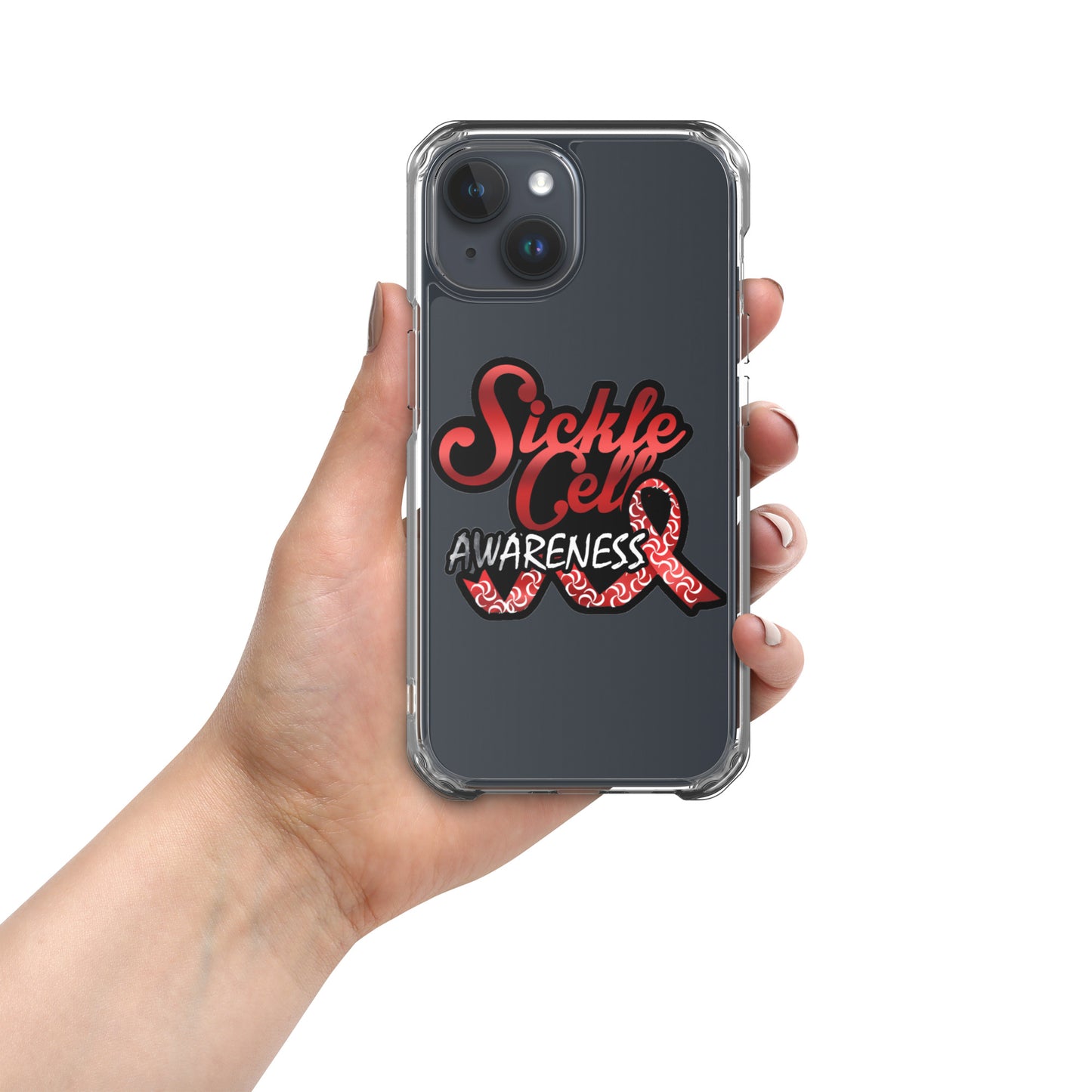 Sickle Cell Awareness Clear Case for iPhone®