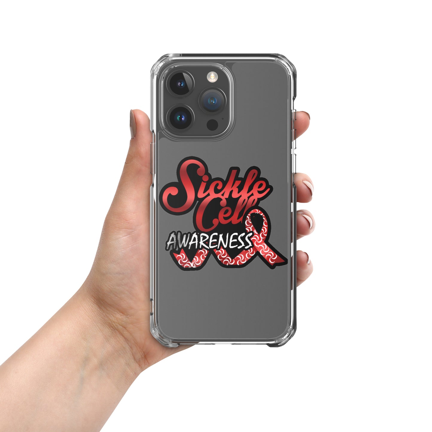 Sickle Cell Awareness Clear Case for iPhone®