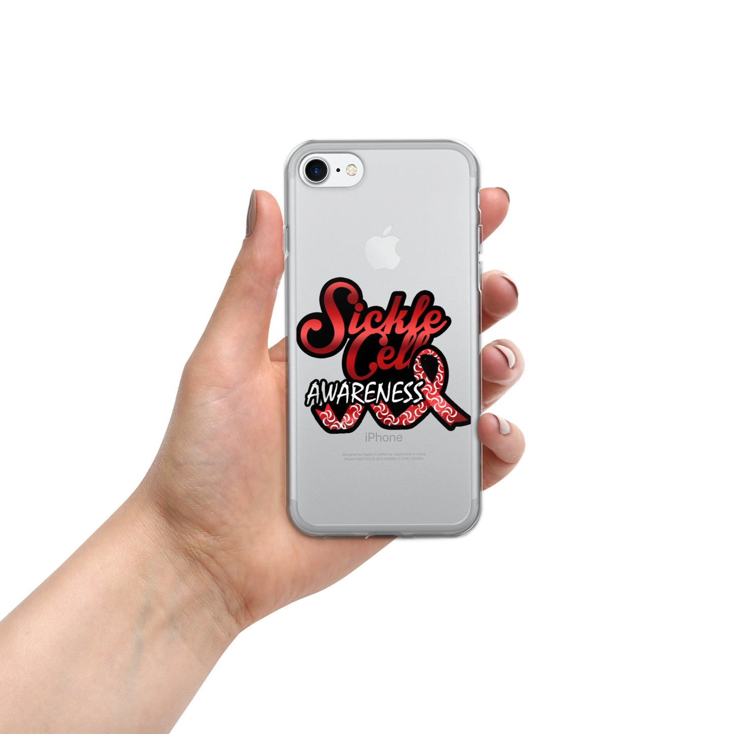 Sickle Cell Awareness Clear Case for iPhone®