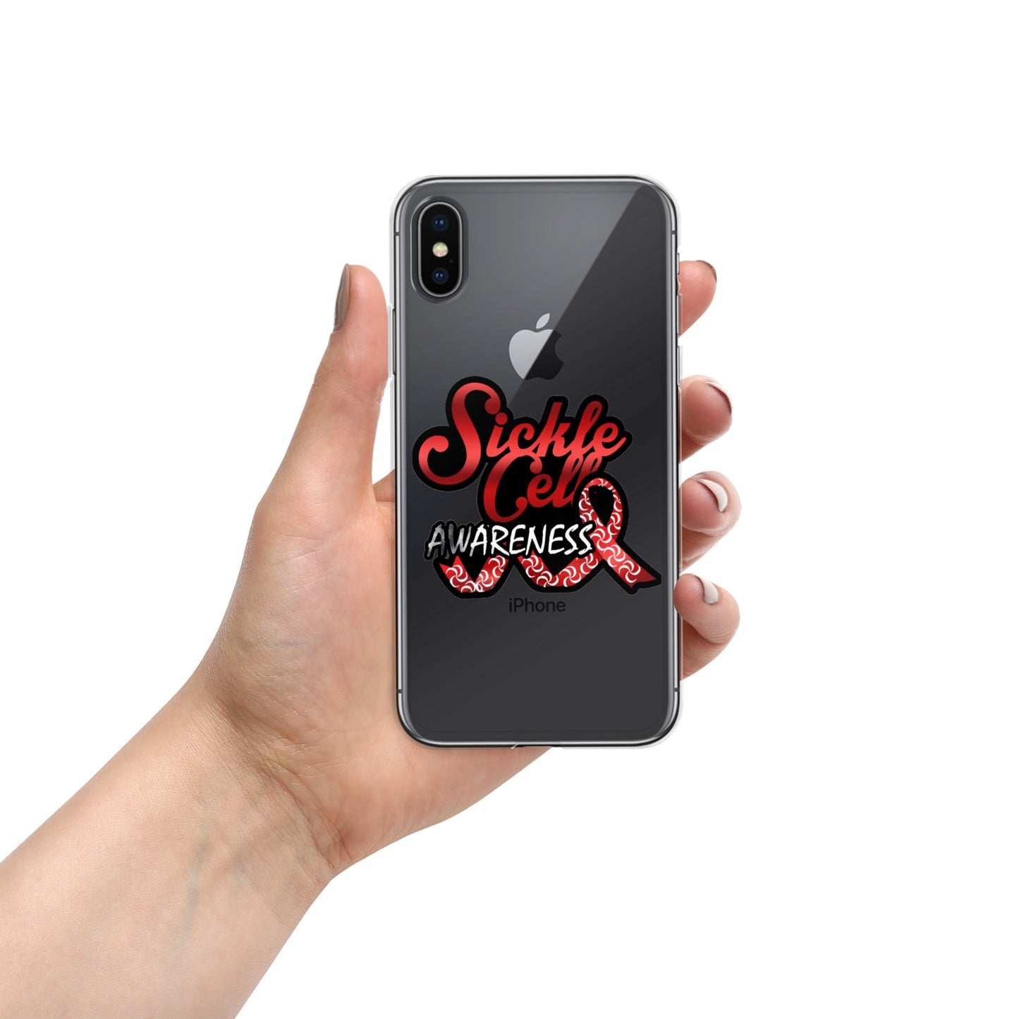 Sickle Cell Awareness Clear Case for iPhone®