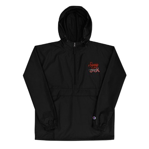 Sickle Cell Awareness Embroidered Champion Packable Jacket