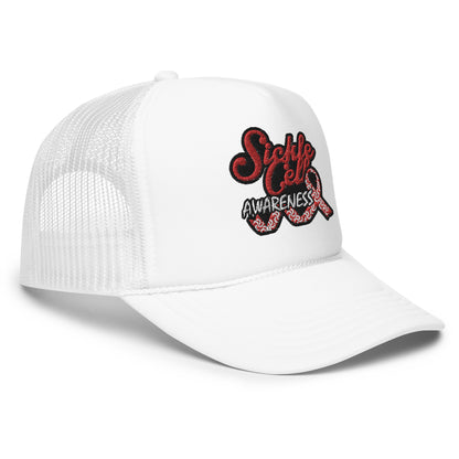 Sickle Cell Awareness Foam Trucker Hat